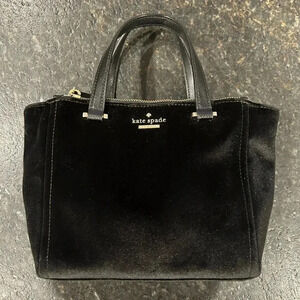 Kate Spade New York Dawn Place Velvet Mini Kona Black Velvet